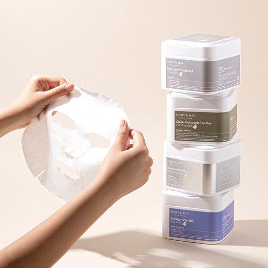 [Mary&May] Hyaluronic Panthenol Hydra Mask 30EA/400g