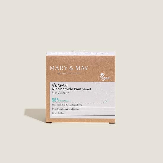 [Mary&May] Vegan Niacinamide Panthenol Sun Cushion SPF50+ PA++++ 25g