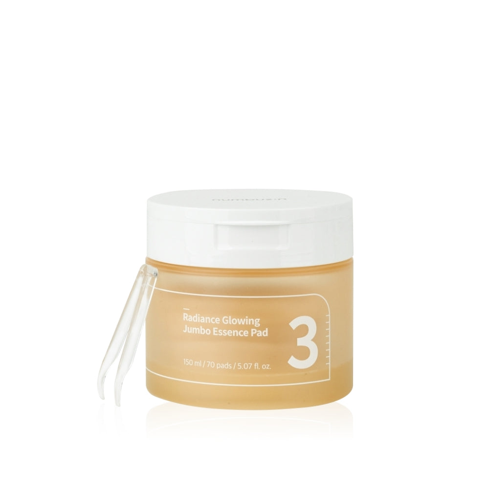 [Numbuzin] No.3 Radiance Glowing Jumbo Essence Pad 70Pads 150ml