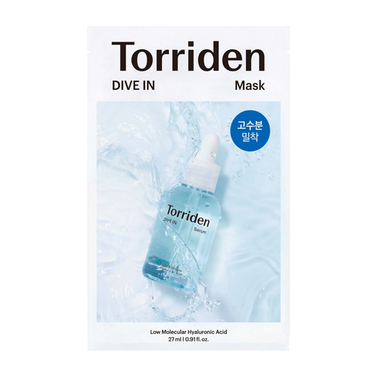 [Torriden] DIVE IN Low Molecular Hyaluronic Acid Mask Sheet 10ea