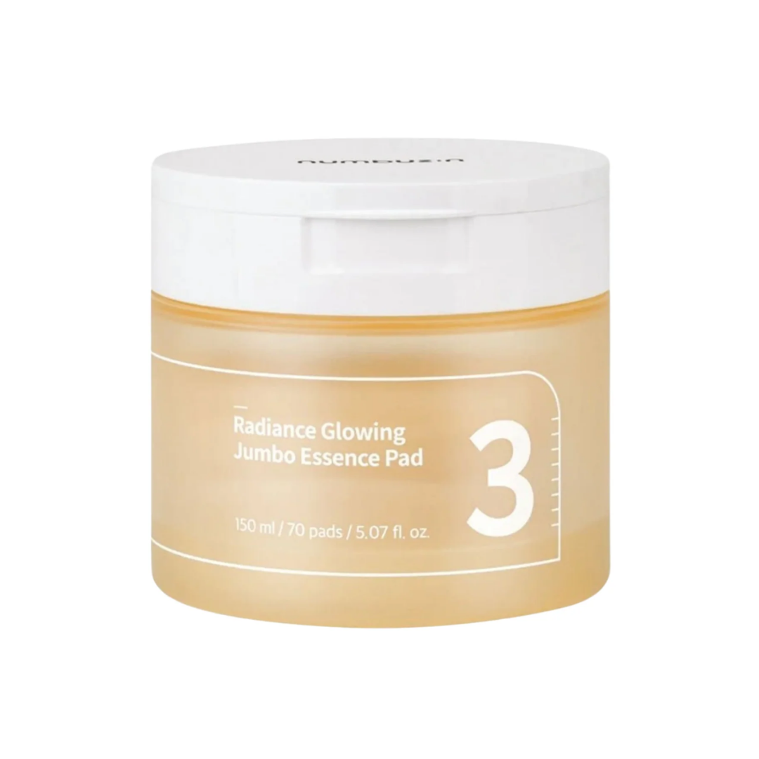 [Numbuzin] No.3 Radiance Glowing Jumbo Essence Pad 70Pads 150ml